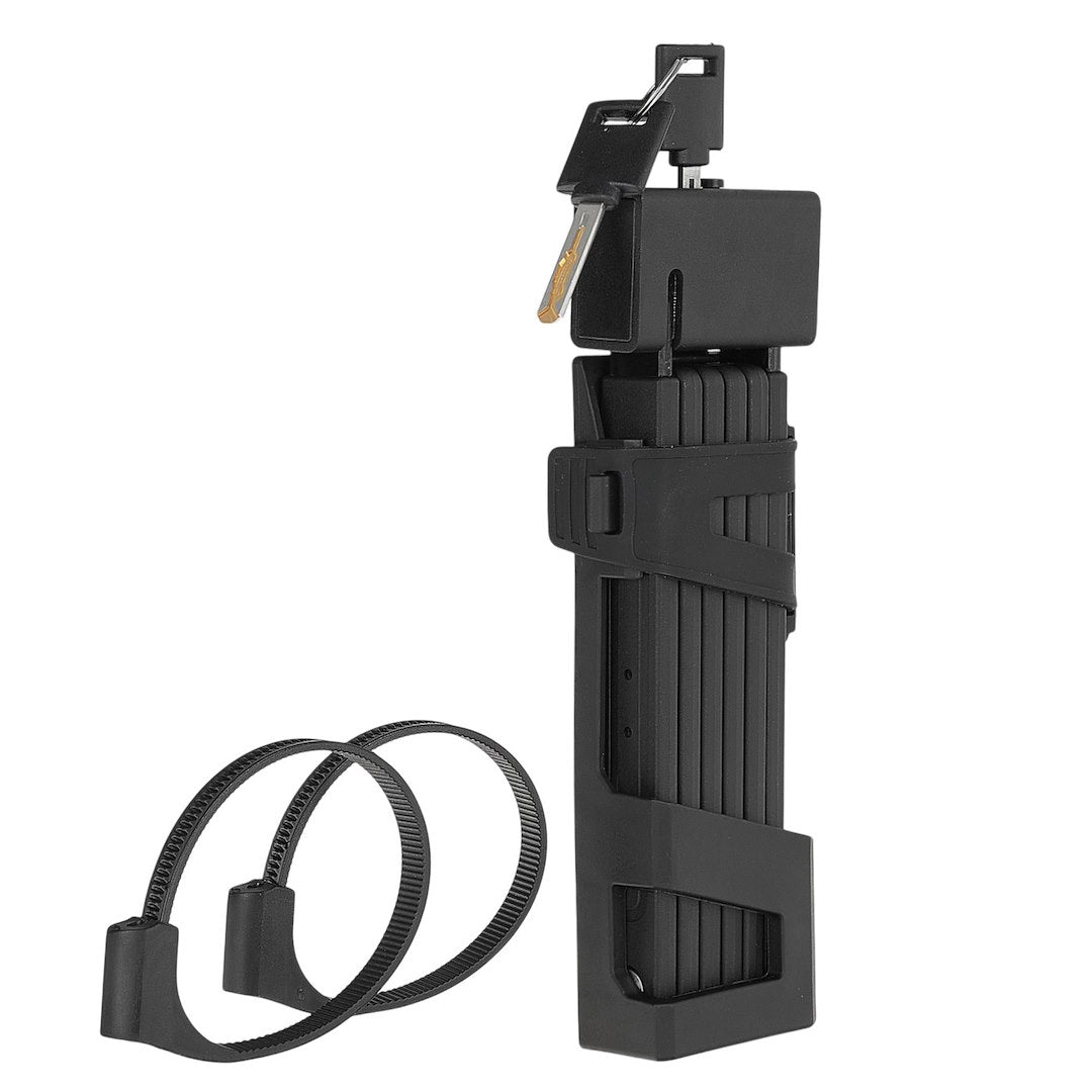 Bicycle folding lock with keys, 1000 mm