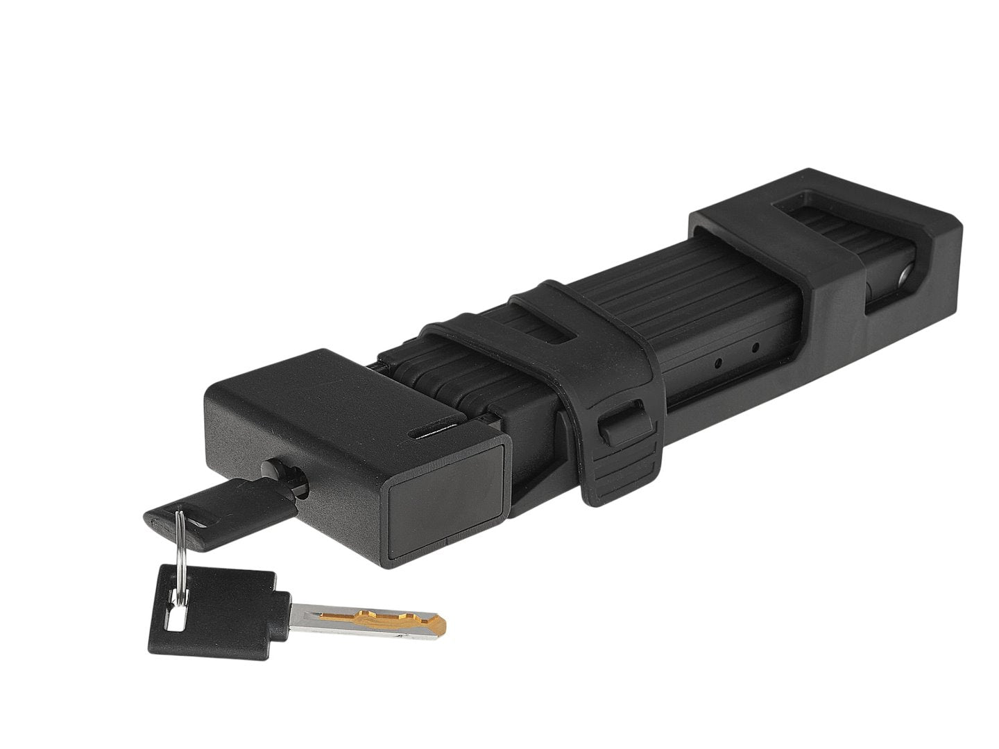 Bicycle folding lock with keys, 1000 mm