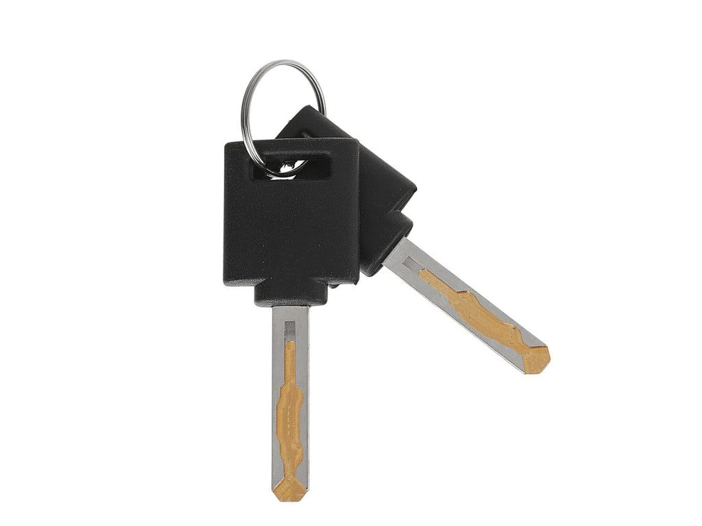 Bicycle folding lock with keys, 1000 mm