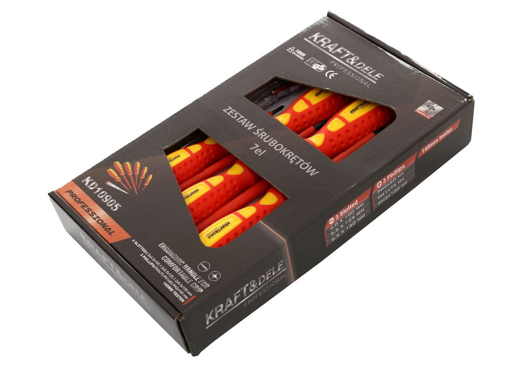 7-piece screwdriver set KD10905 (A22)
