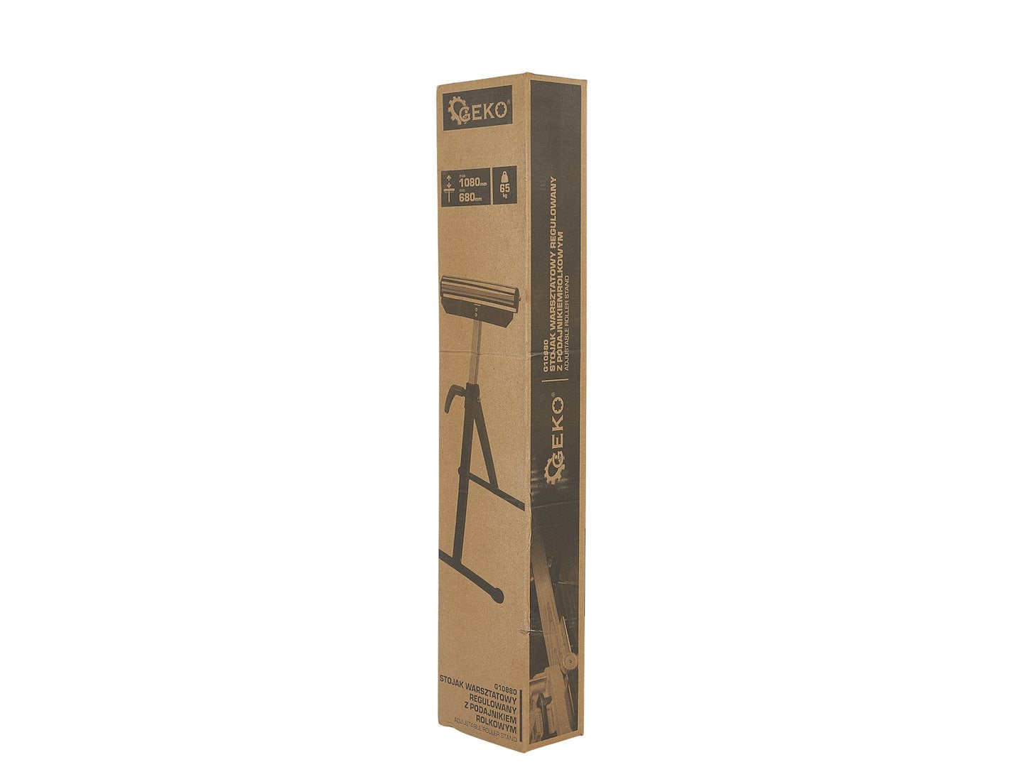 Adjustable roller stand 680–1080 mm / 300 mm / 65 kg