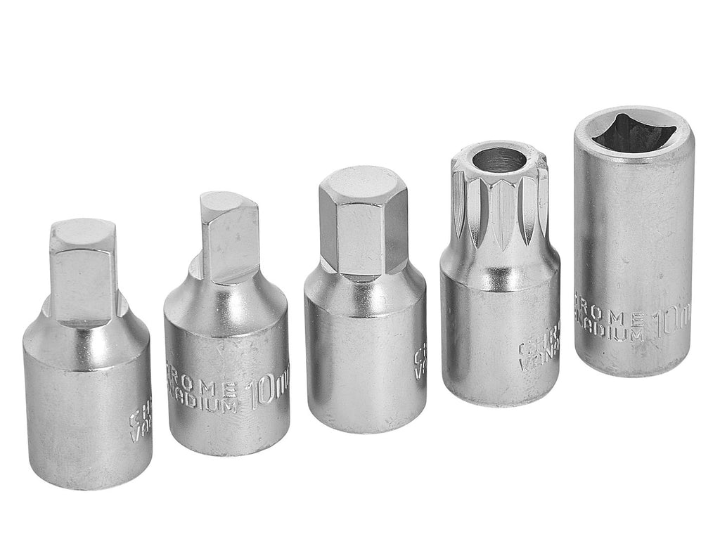 18 pcs 3/8" drive oil drain socket set