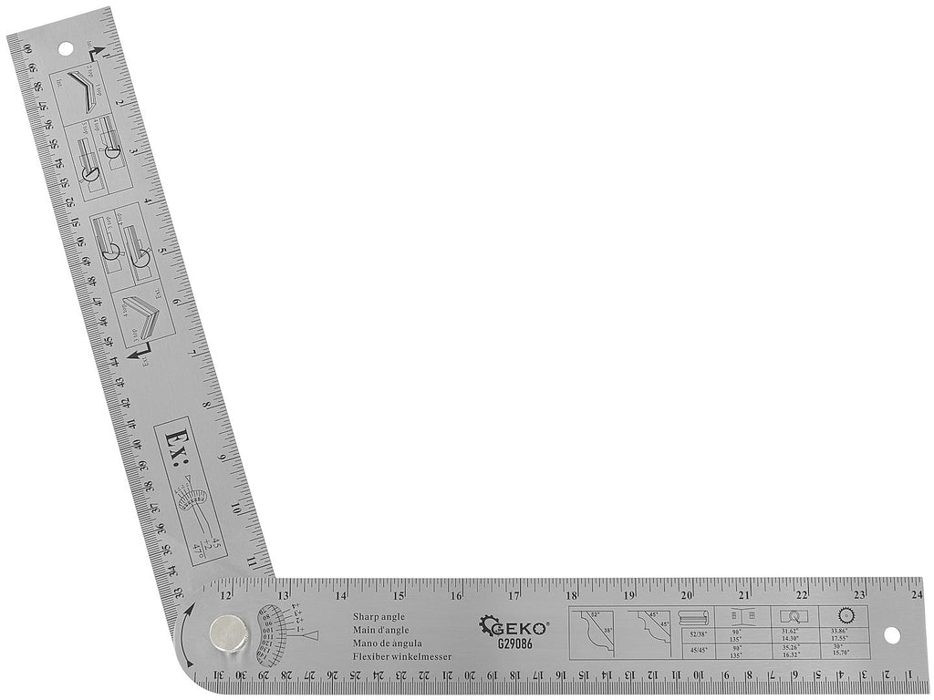 Adjustable Carpenter's Protractor 600 mm