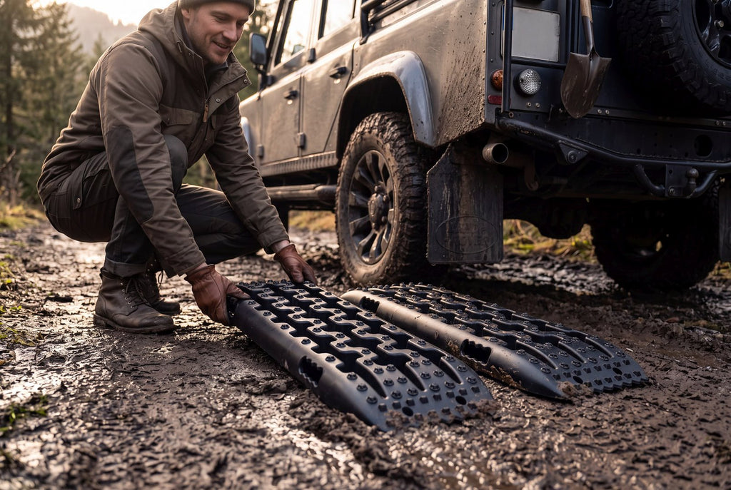 10T 104 × 28 × 6 cm Off-Road Recovery Traction Ramps