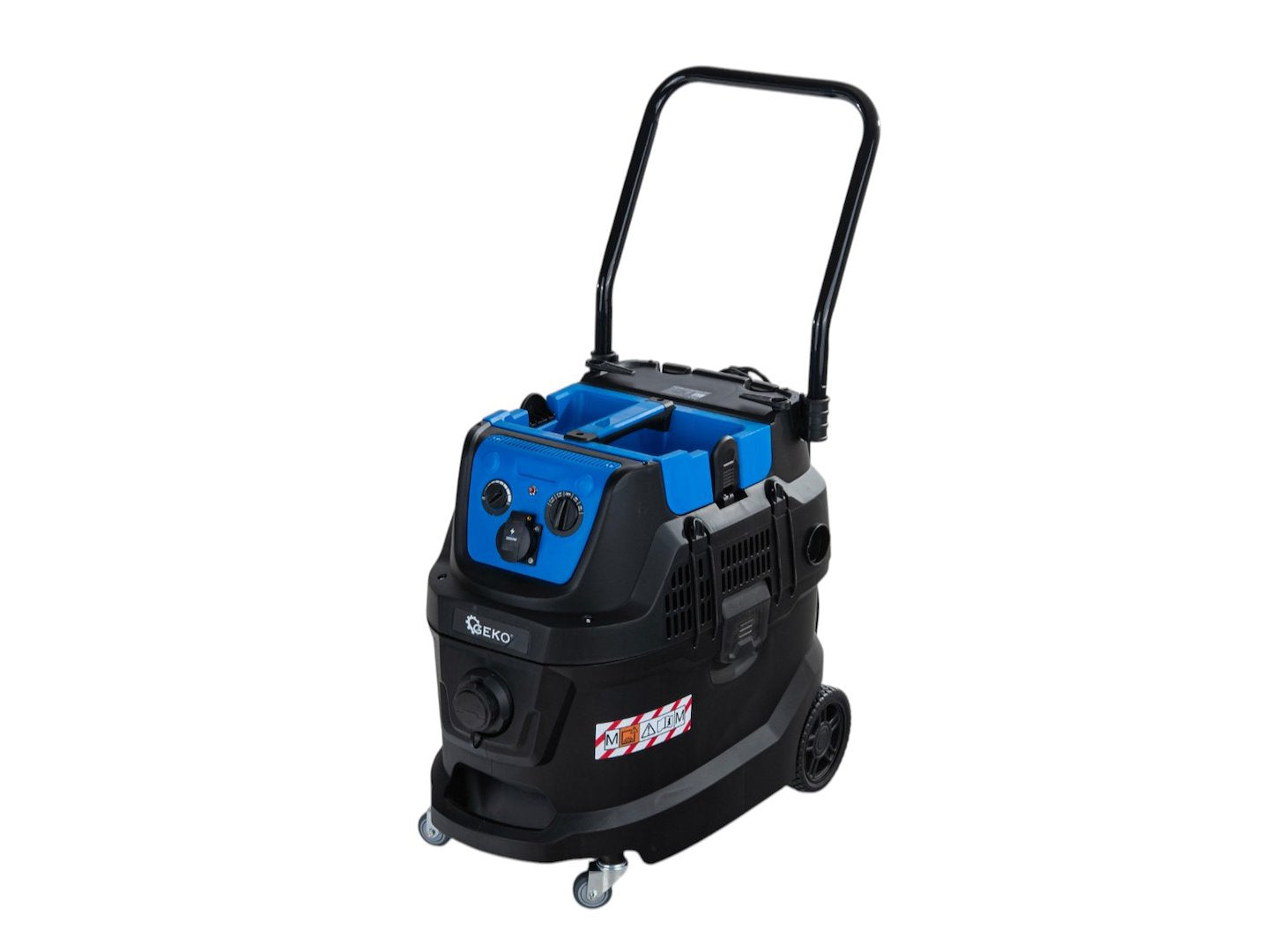 1600 W industrial vacuum cleaner with automatic filter cleaning