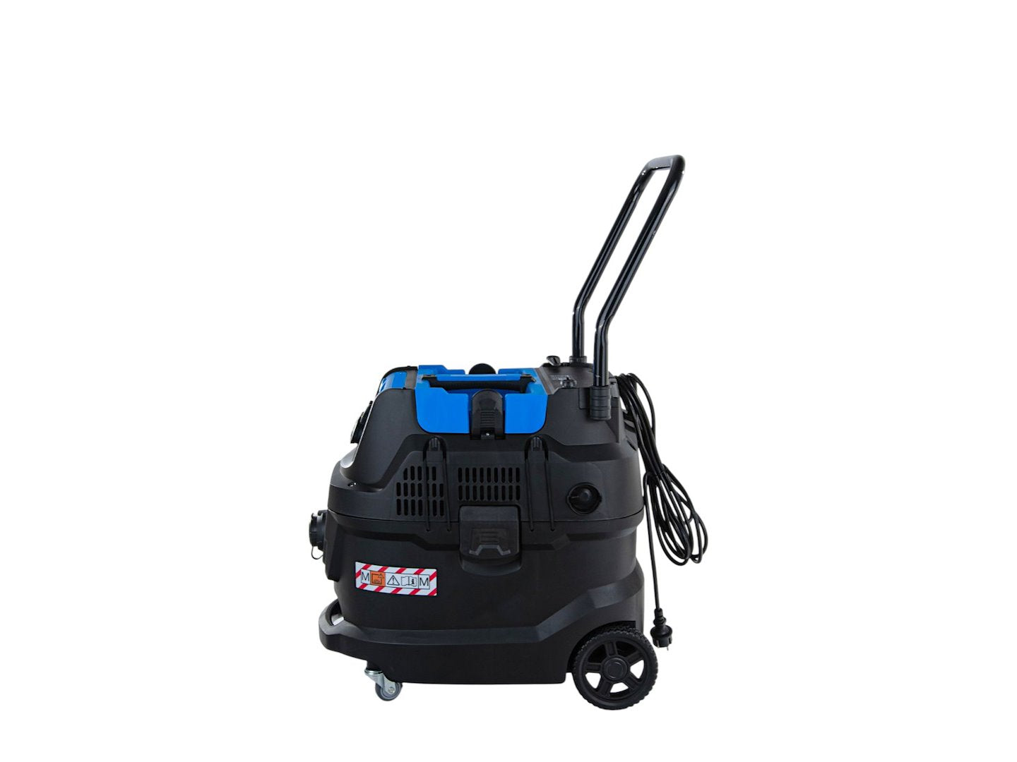 1600 W industrial vacuum cleaner with automatic filter cleaning