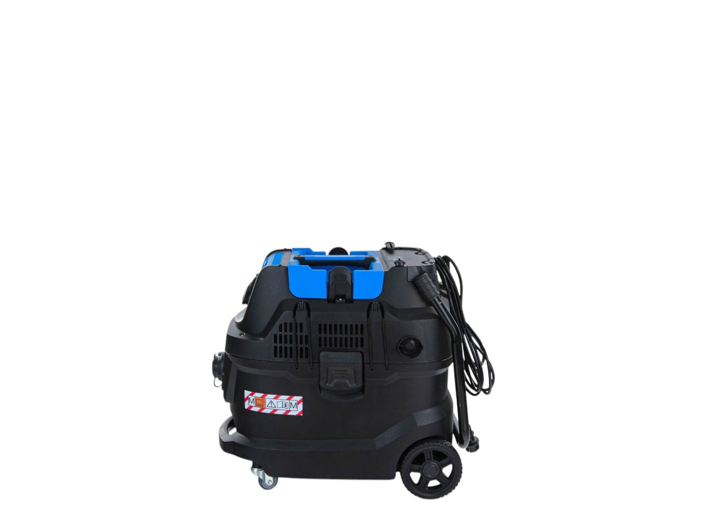 1600 W industrial vacuum cleaner with automatic filter cleaning