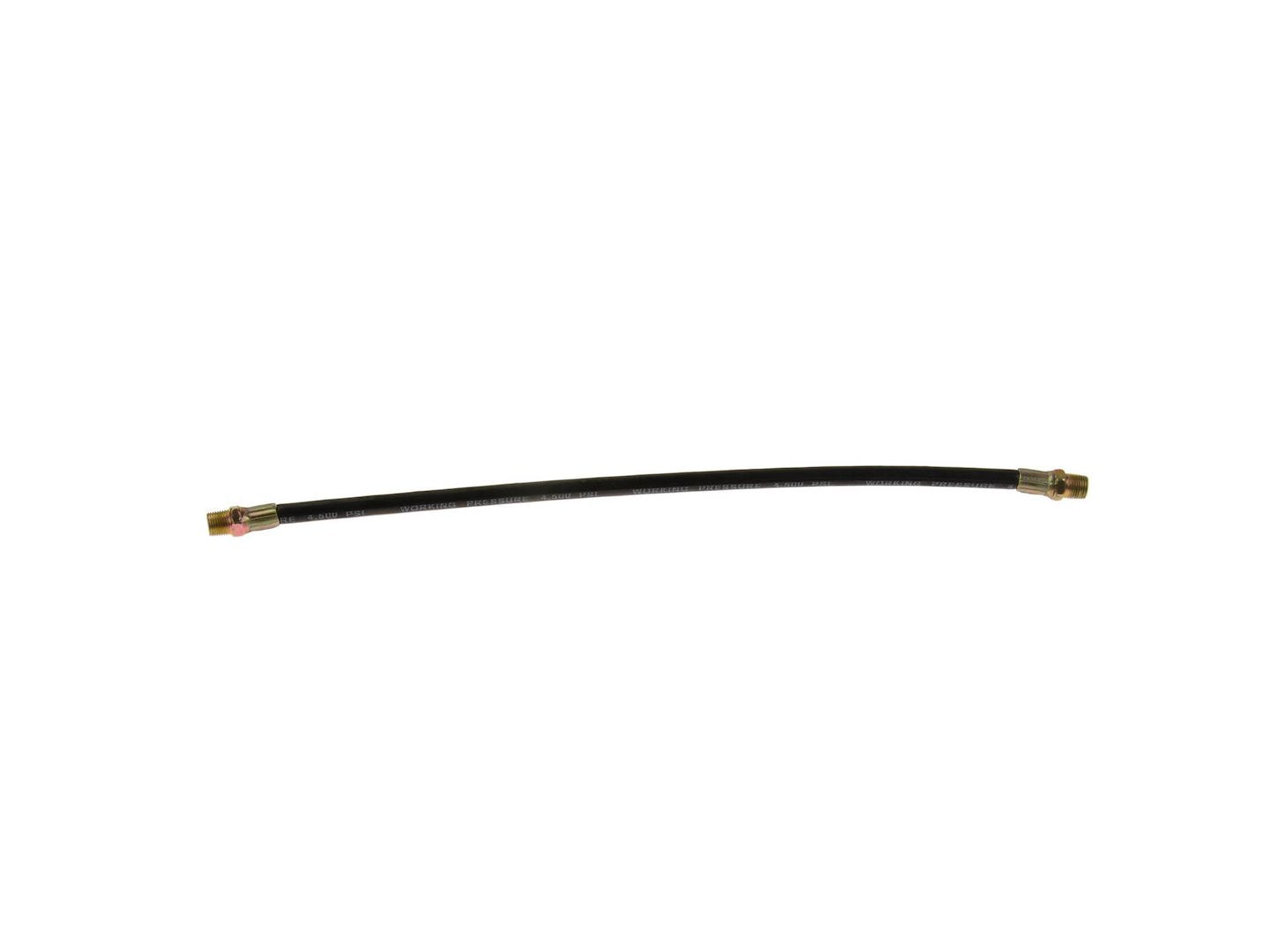 Flexible High-Pressure Grease Gun Rubber Hose 300 mm 1/8" BSPT (Thread M10x1.0)