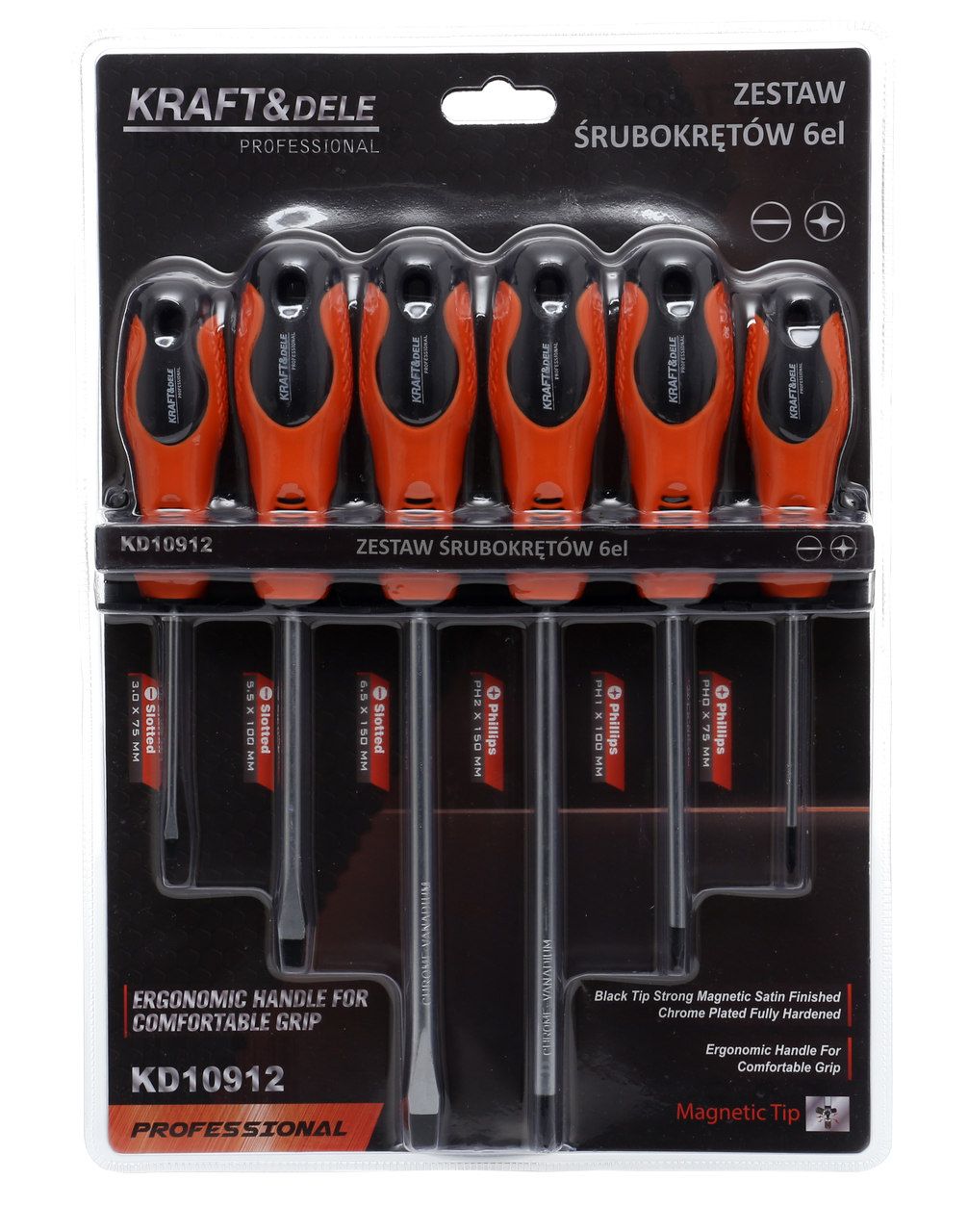 6-piece screwdriver set KD10912