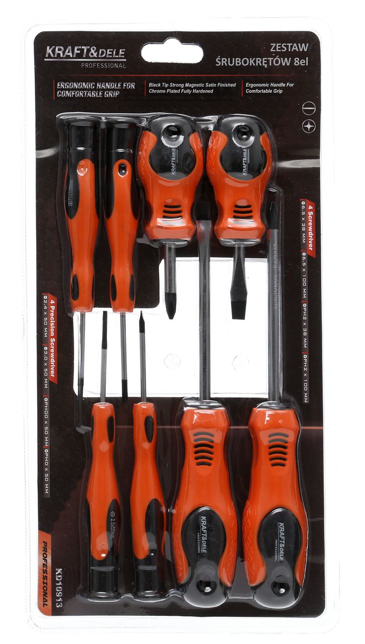 8-piece screwdriver set KD10913