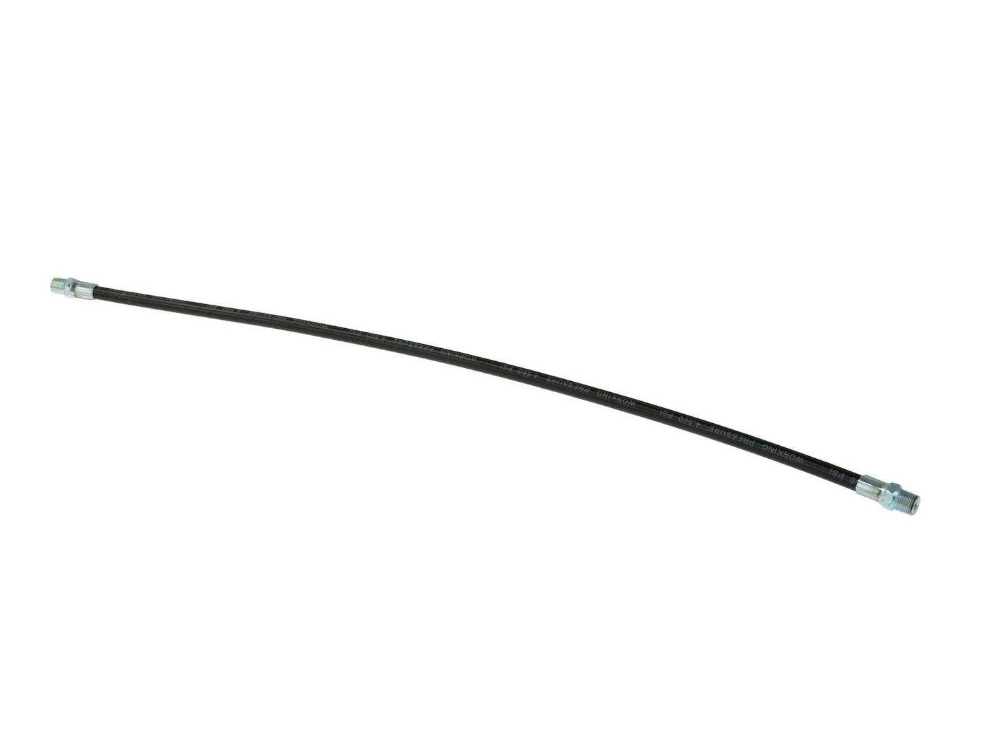 Flexible High-Pressure Grease Gun Hose (Rubber / Thermoplastic), 500 mm, 1/8" BSPT