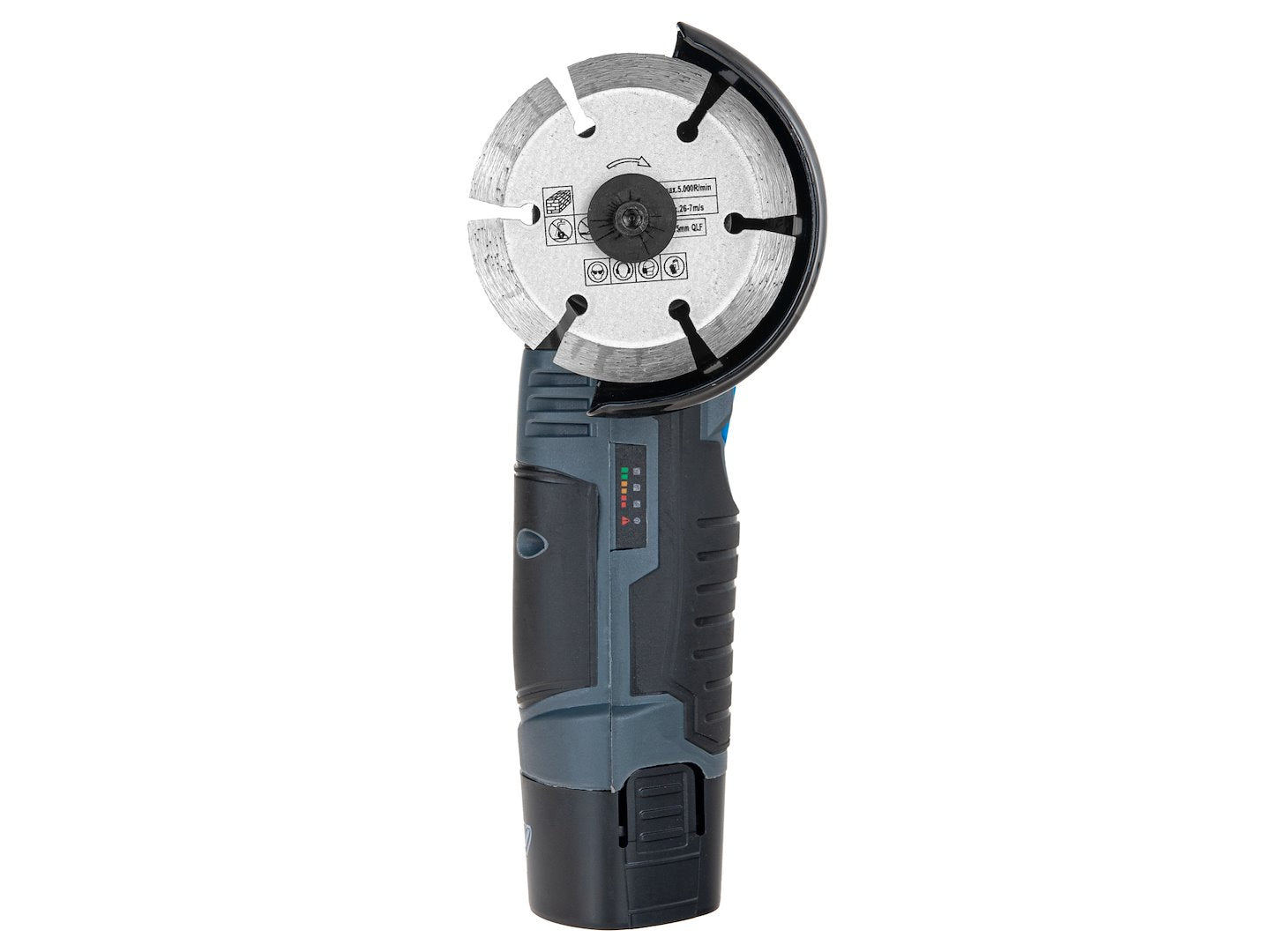 12V 76mm cordless brushless angle grinder 2x2.0Ah