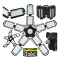 Folding LED E27 ceiling workshop lamp 120W 6000LM 6500K