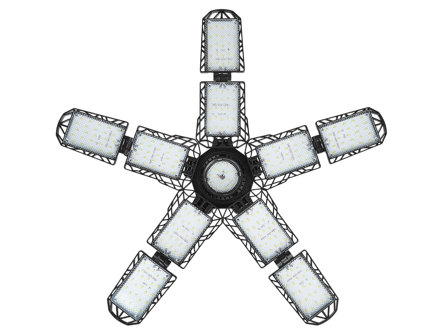 Folding LED E27 ceiling workshop lamp 120W 6000LM 6500K