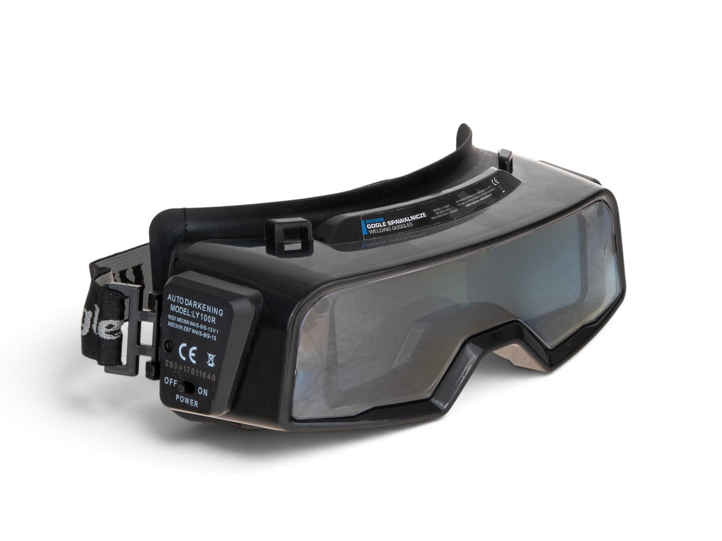 Auto-darkening welding goggles