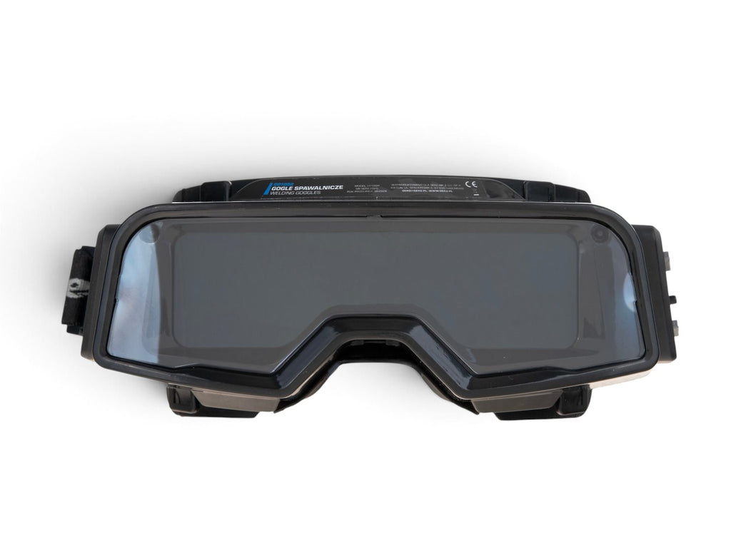 Auto-darkening welding goggles