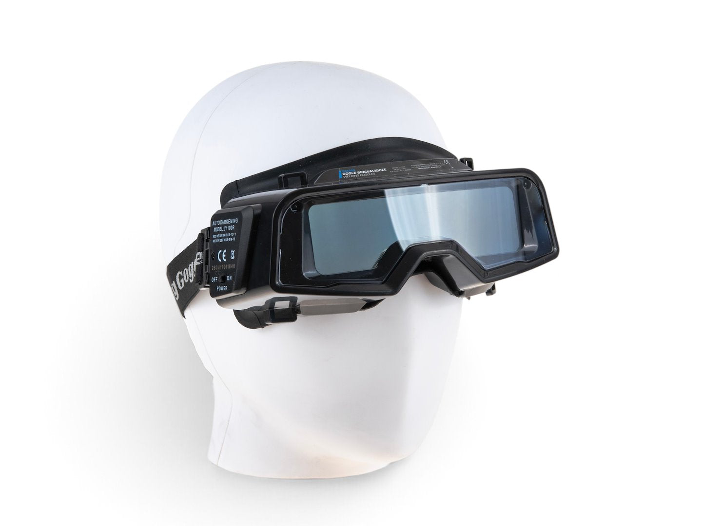 Auto-darkening welding goggles
