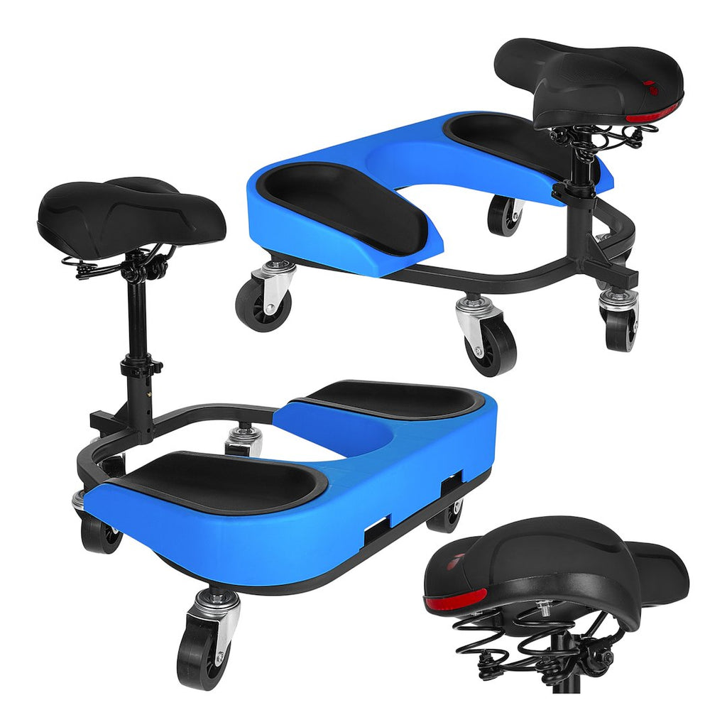 Ergonomic rolling seat for tilers