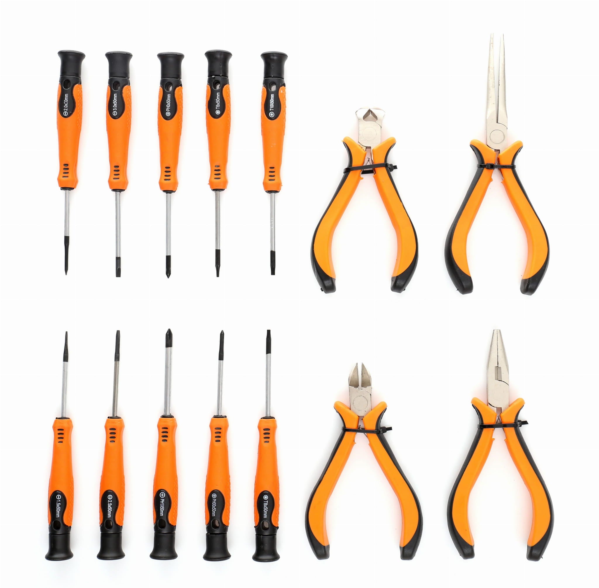 14-piece screwdriver and pliers set. KD10894 (C4)