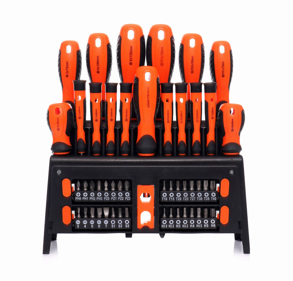 Kruvikeerajate komplekt + magnetiseerija 50 tk. KD10950 (E19)