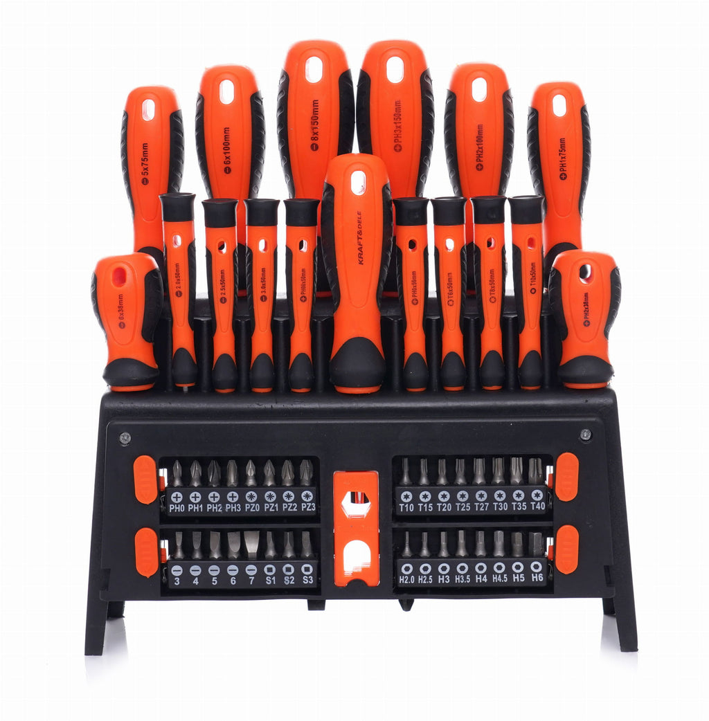 Kruvikeerajate komplekt + magnetiseerija 50 tk. KD10950 (E19)