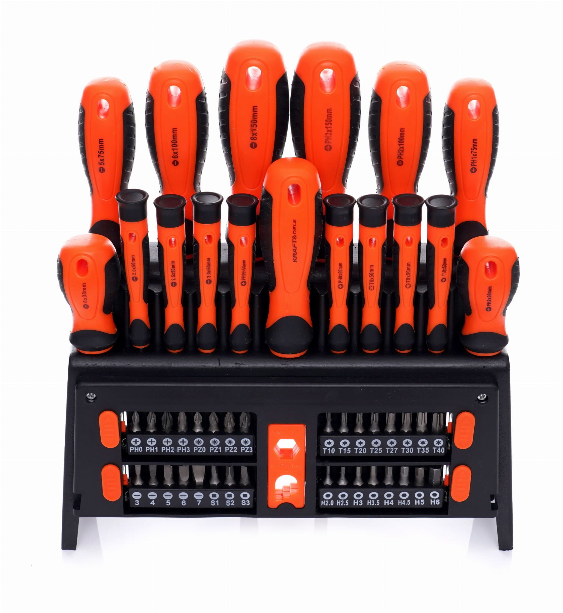 Kruvikeerajate komplekt + magnetiseerija 50 tk. KD10950 (E19)
