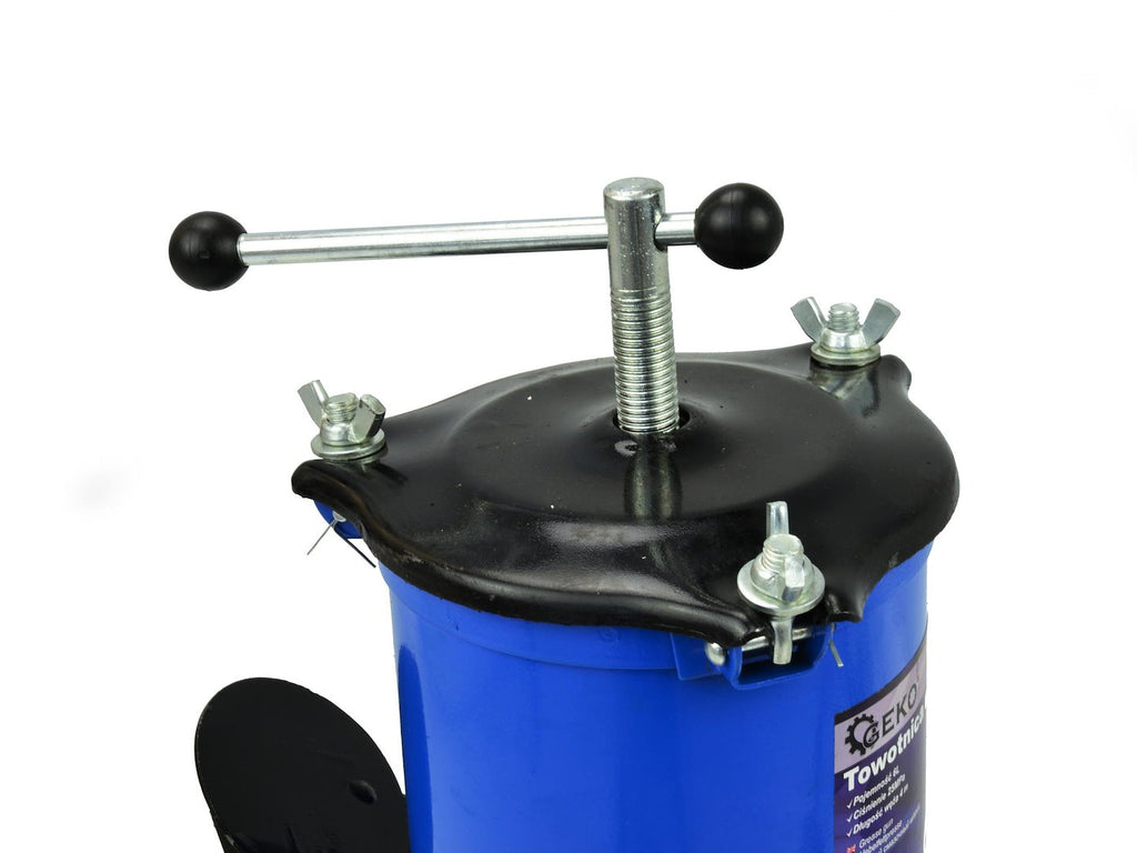 Foot-Operated High-Pressure Grease Pump, 6 L with 1.8 m Hose