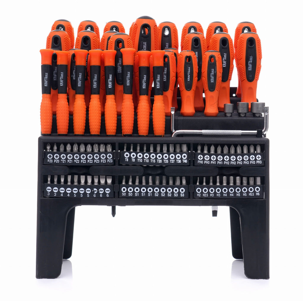 100 tk kruvikeeraja ja otsikute komplekt KD10957