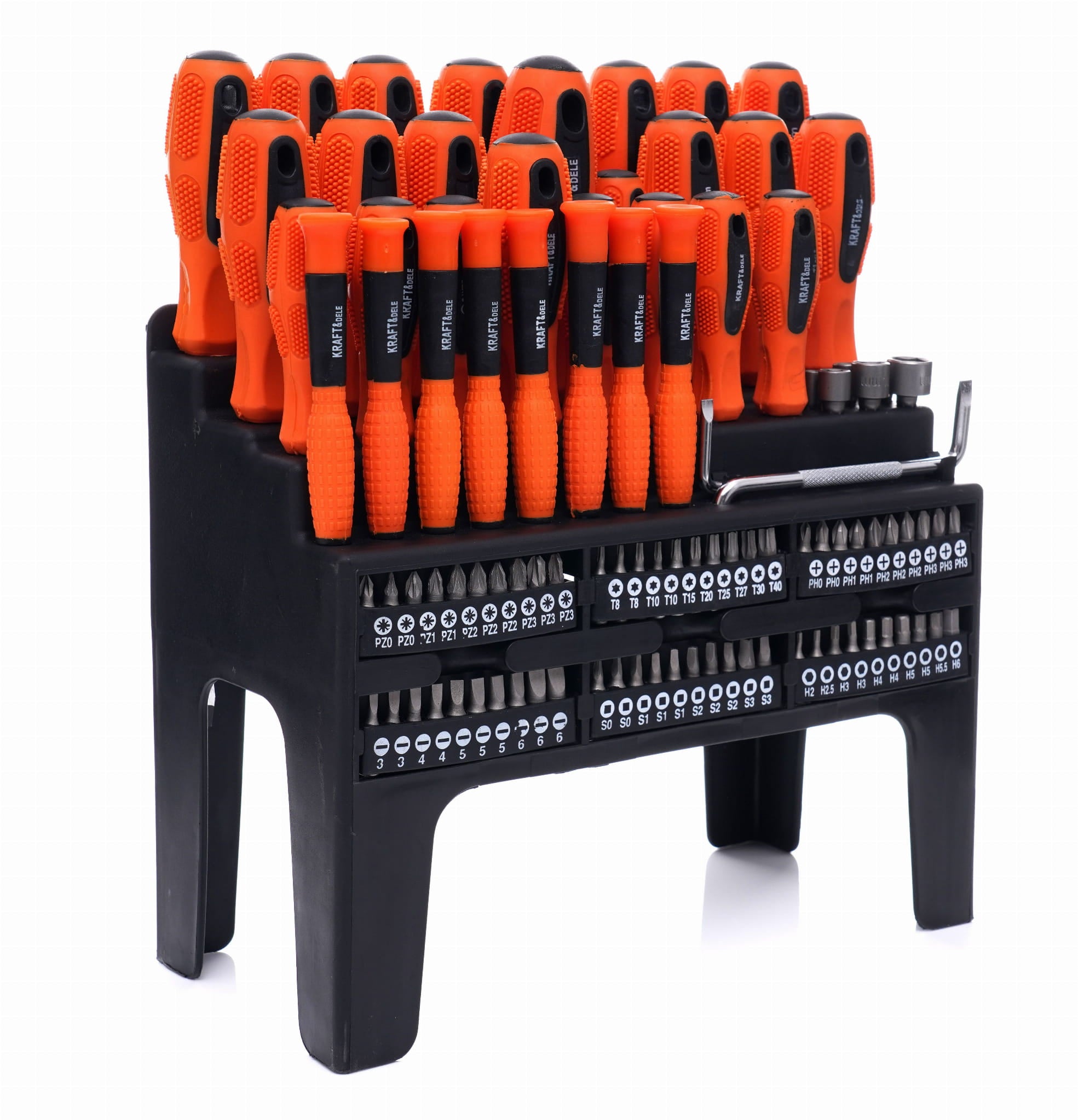 100 tk kruvikeeraja ja otsikute komplekt KD10957