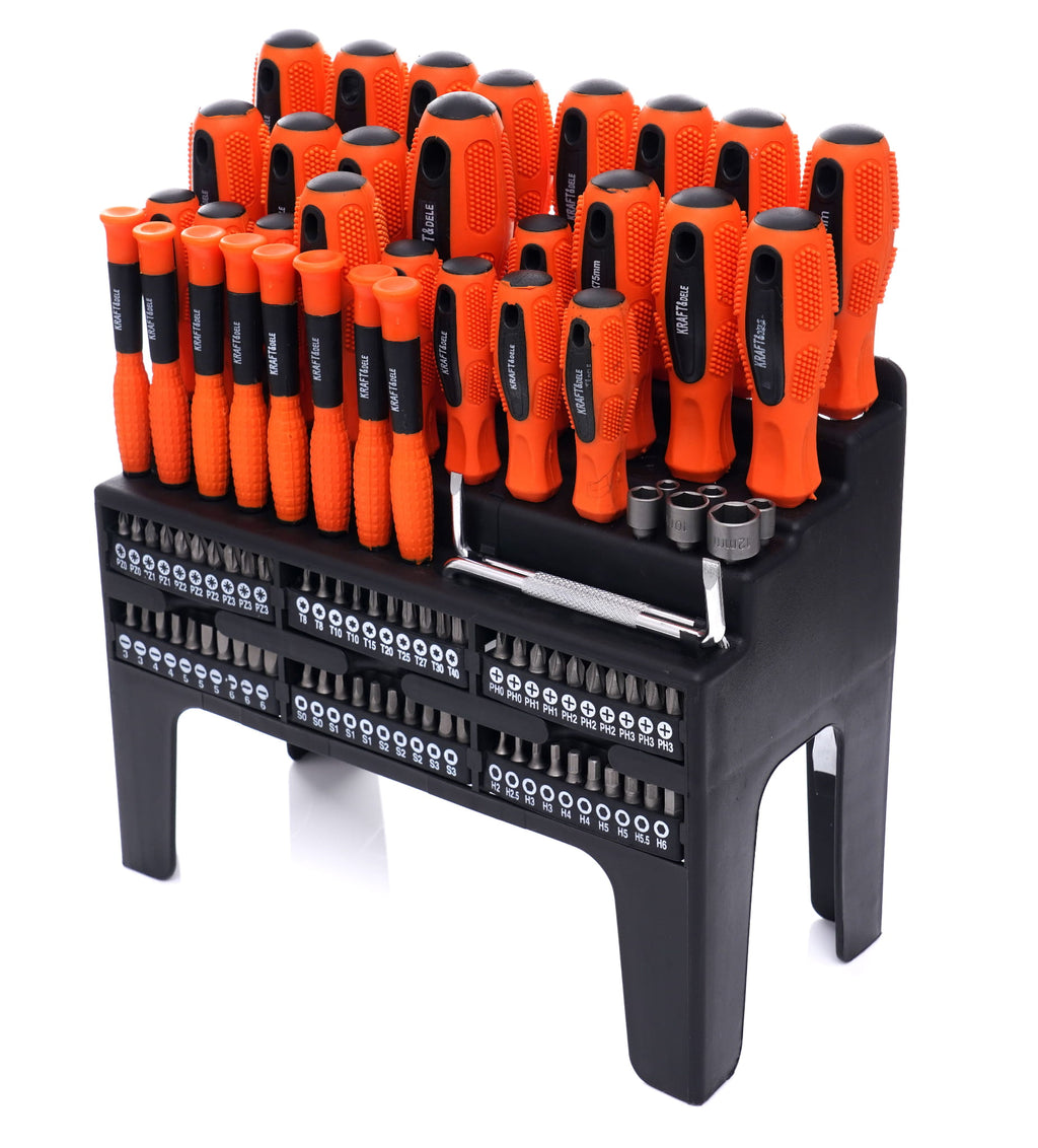 100 tk kruvikeeraja ja otsikute komplekt KD10957