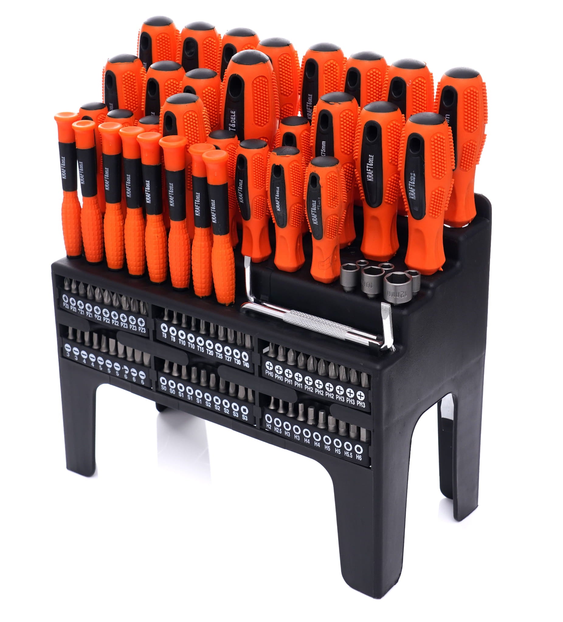 100 tk kruvikeeraja ja otsikute komplekt KD10957