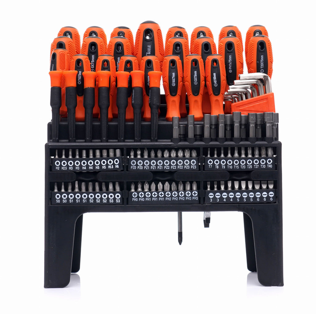 Screwdriver and bit set 122 pcs. KD10958 (D11)