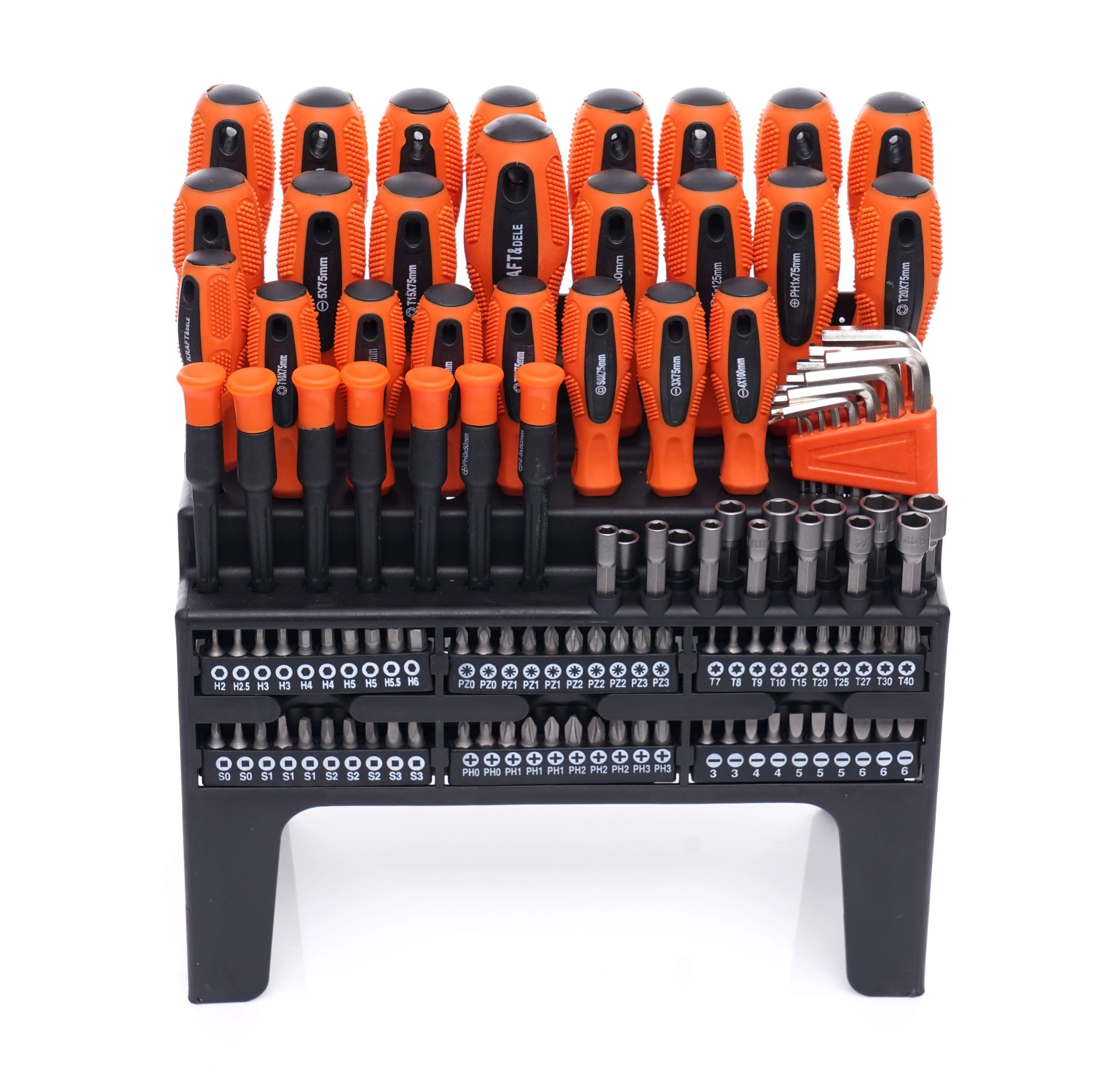 Screwdriver and bit set 122 pcs. KD10958 (D11)