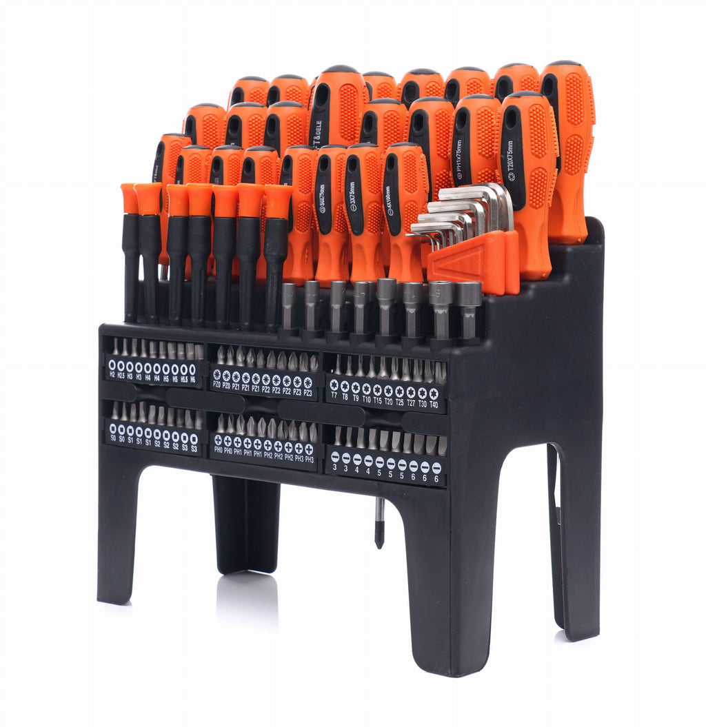 Screwdriver and bit set 122 pcs. KD10958 (D11)