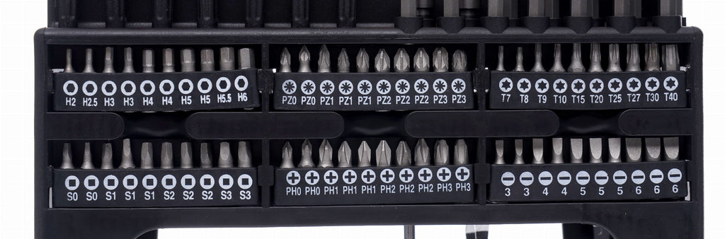 Screwdriver and bit set 122 pcs. KD10958 (D11)