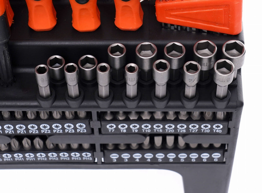 Screwdriver and bit set 122 pcs. KD10958 (D11)