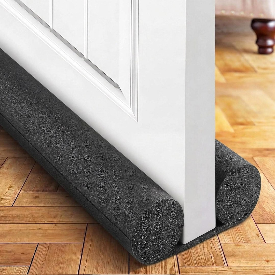 Anti-draft foam seal for doors, black