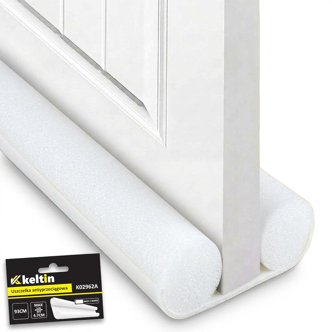 Anti-draft foam seal for doors — white