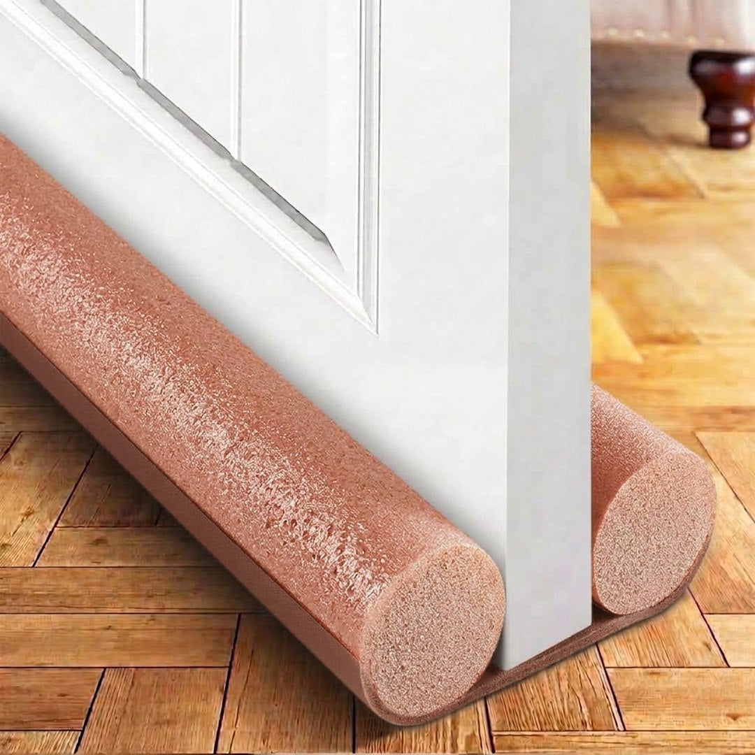 Anti-draft foam seal for doors - brown