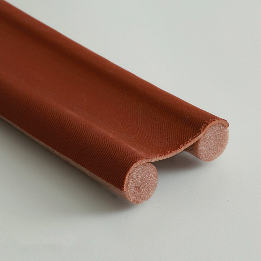 Anti-draft foam seal for doors - brown