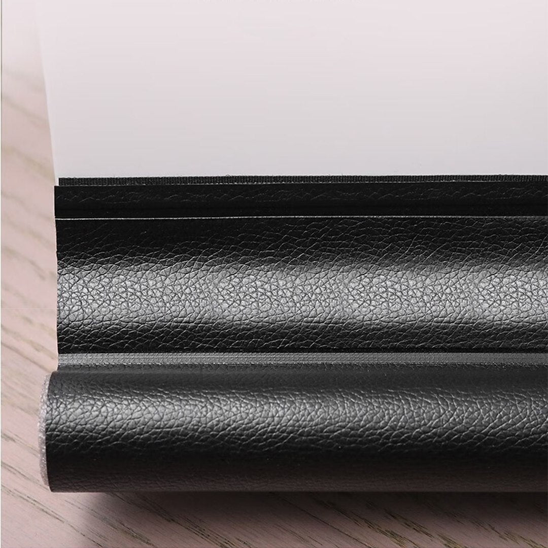 Anti-draft foam Velcro seal for doors, black
