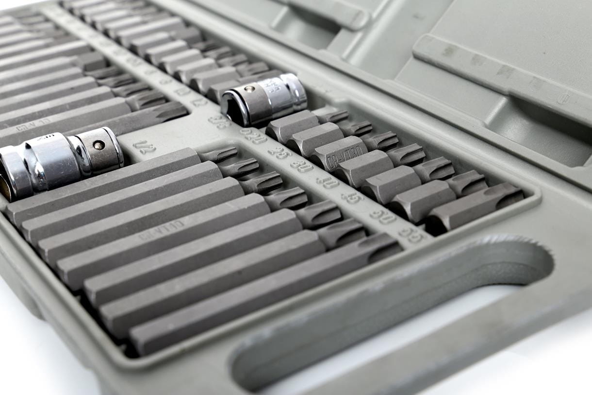 Erikomplekt KD10219 HEX, TORX, SPLINE 40 tk.