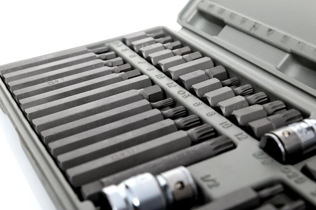 Erikomplekt KD10219 HEX, TORX, SPLINE 40 tk.