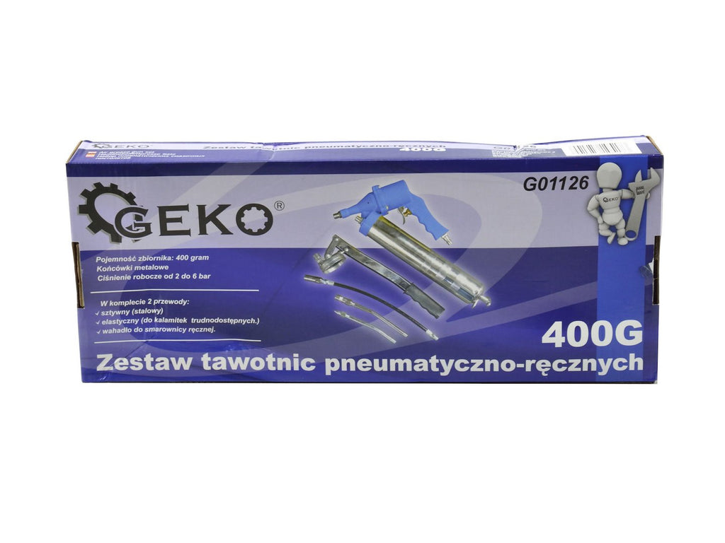 2-in-1 Pneumatic/Manual Grease Gun Kit
