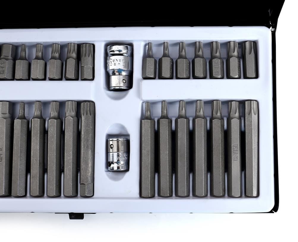 Set of TORX, HEX, SPLINE Bits 40pcs. KD10220