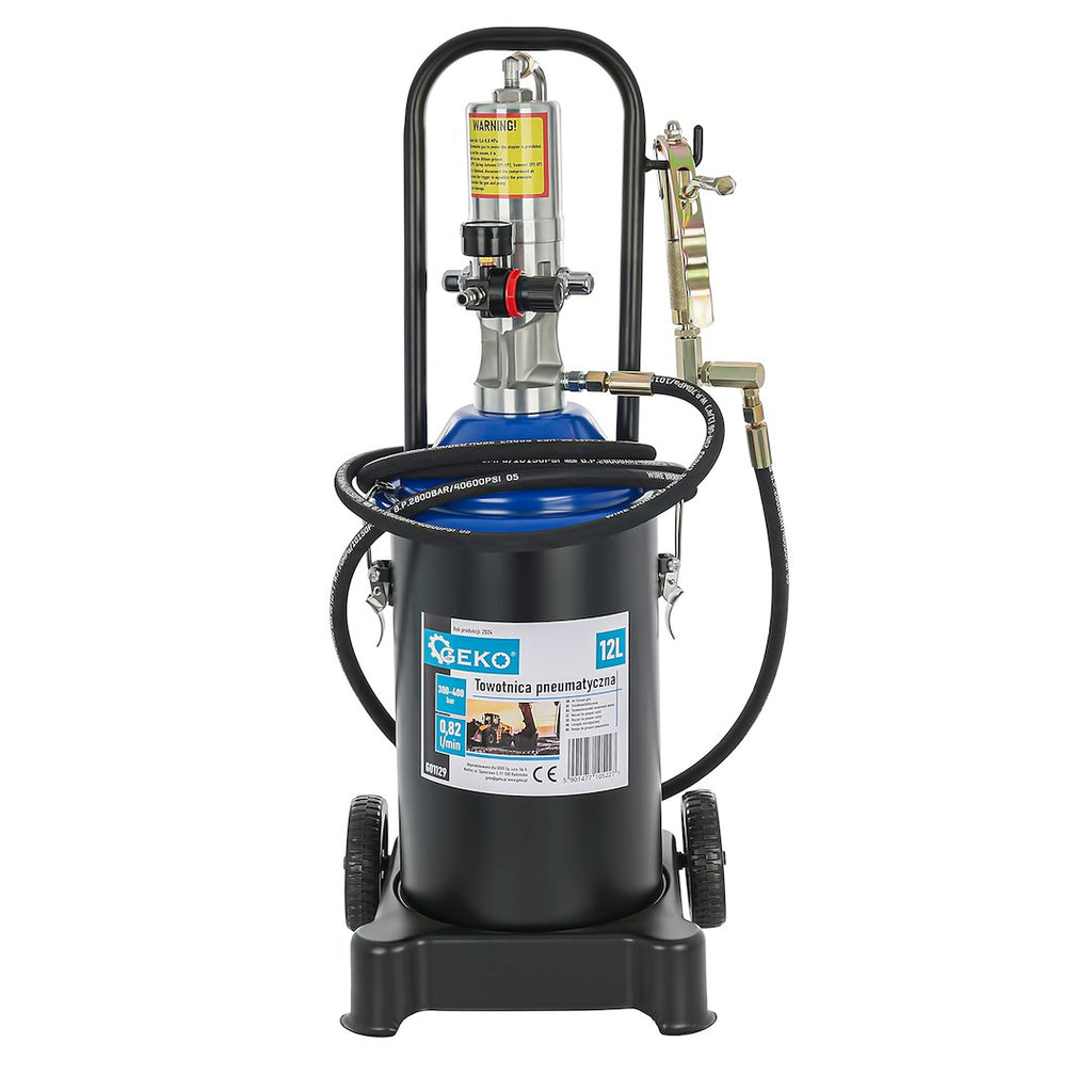 Pneumatic Portable Grease Pump, 12 L