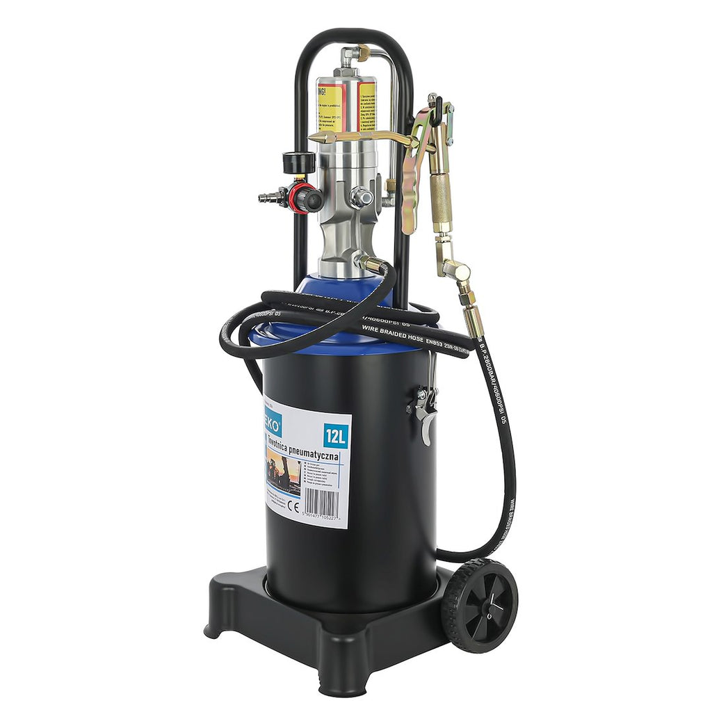 Pneumatic Portable Grease Pump, 12 L