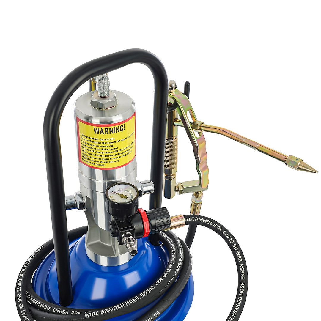 Pneumatic Portable Grease Pump, 12 L