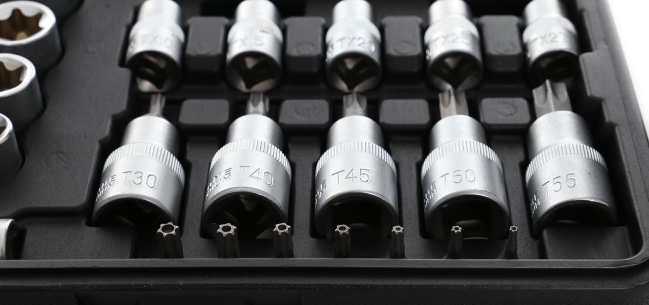 30 tk Torx otsikute ja padrunite komplekt KD10242