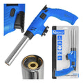 Auto-ignition gas torch body, 360° - butane burner with long nozzle
